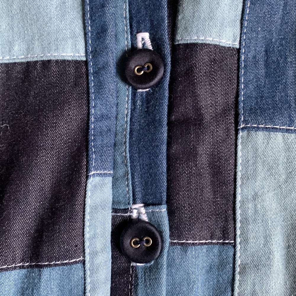 Eva Franco  ‎ Anais patchwork denim buttondown - Picture 5 of 5